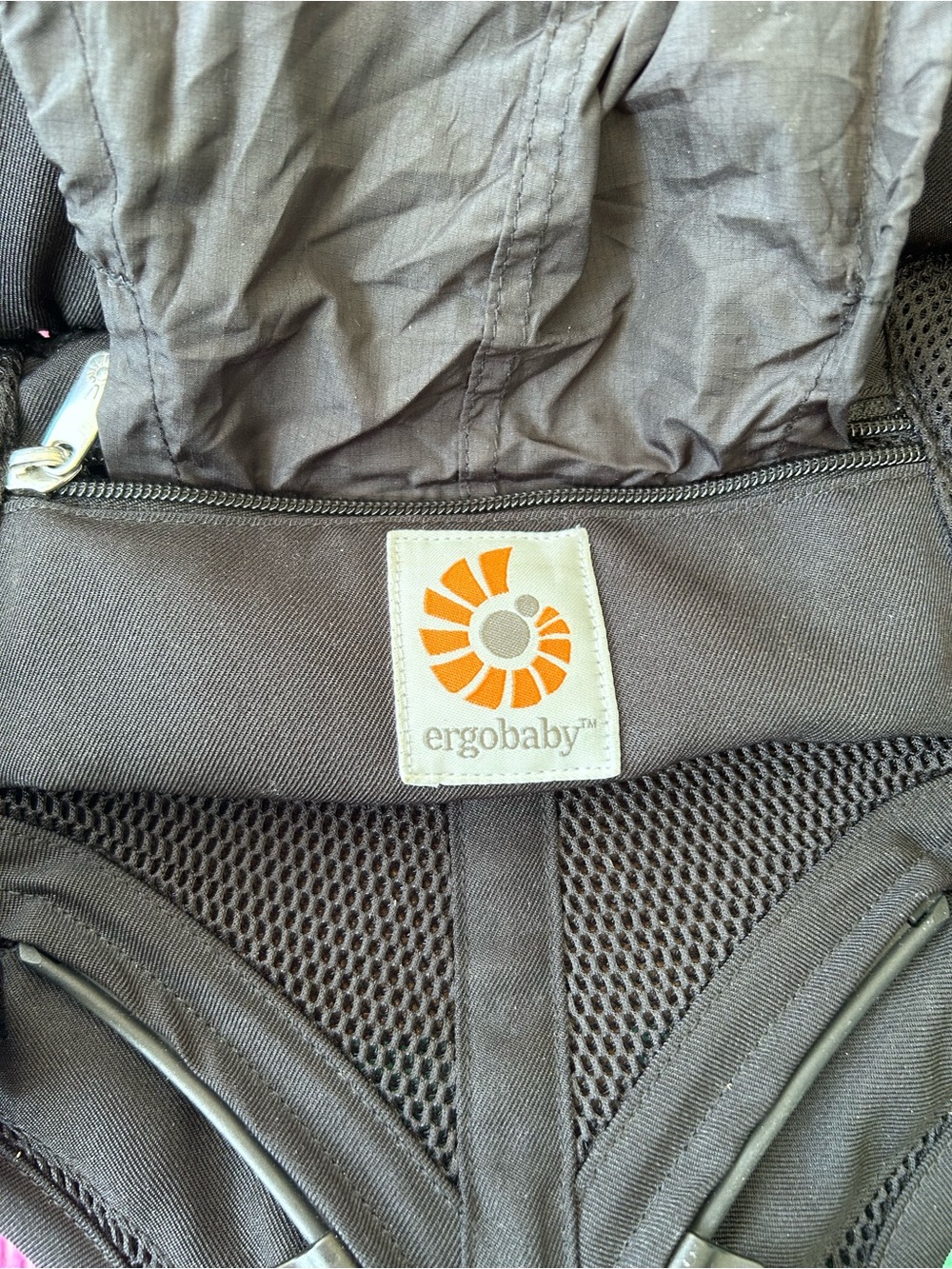 Used Onyx black ergobaby Omni 360 carrier